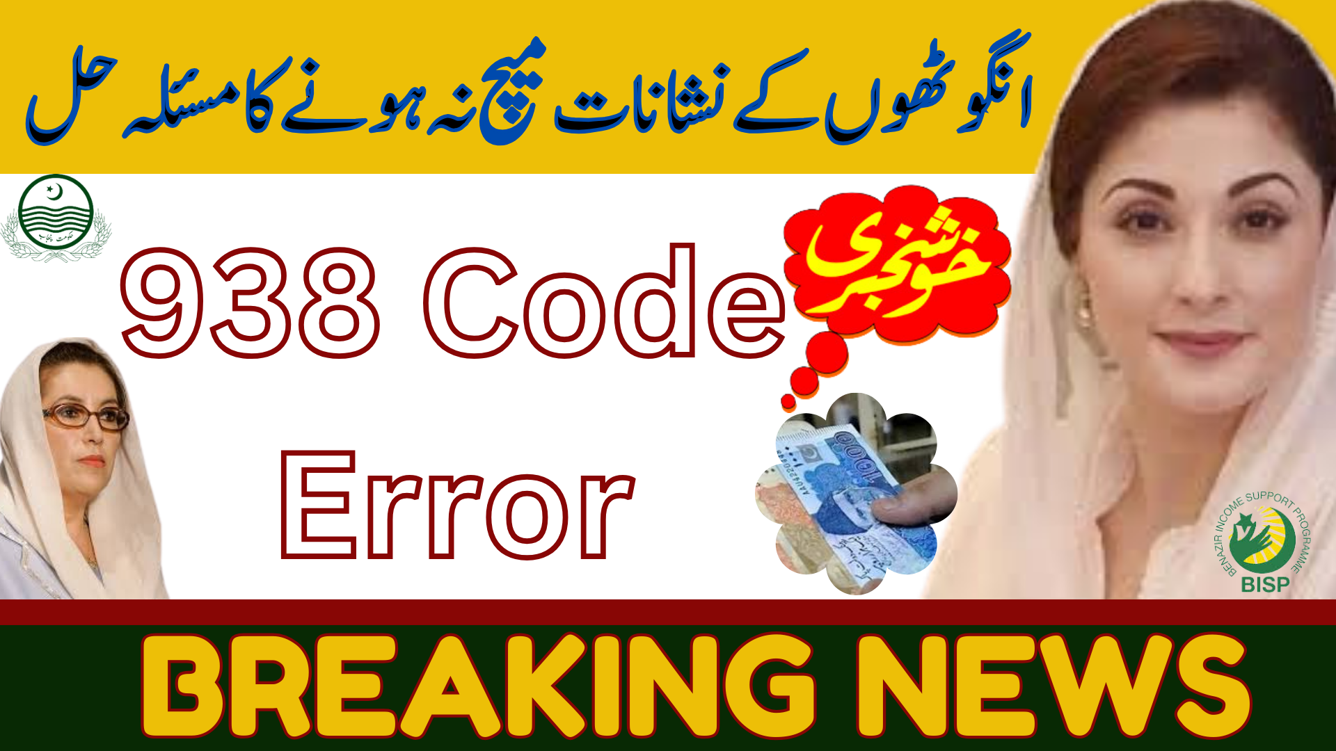 BISP Error Code 938